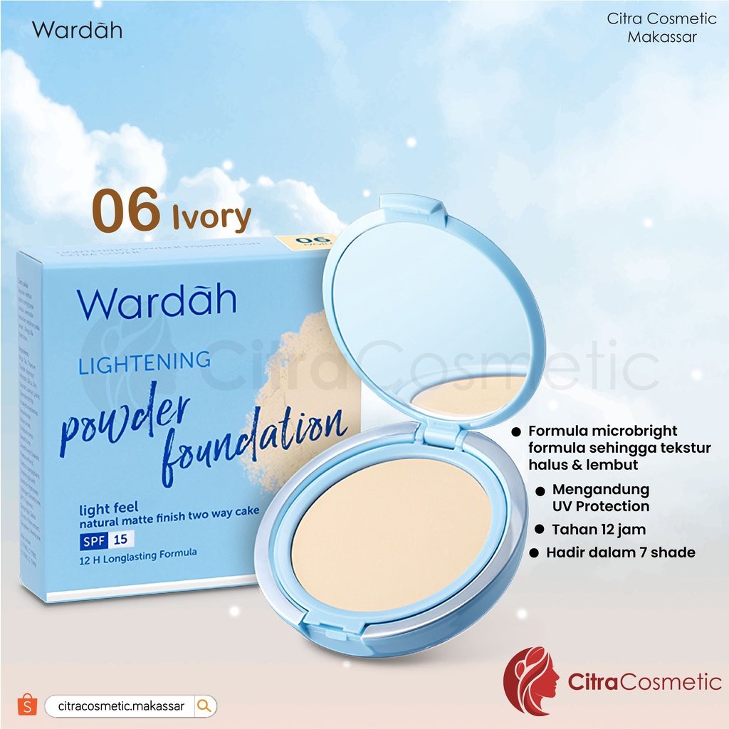 Wardah Lightening Powder Foundation Light Feel