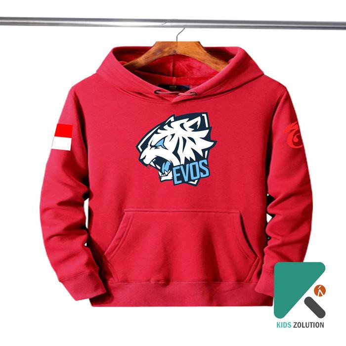 Jaket Evos Esports Sweater Evos Hoodie Evos Esports Anak Indonesia - M Hoodie Anak Laki Laki