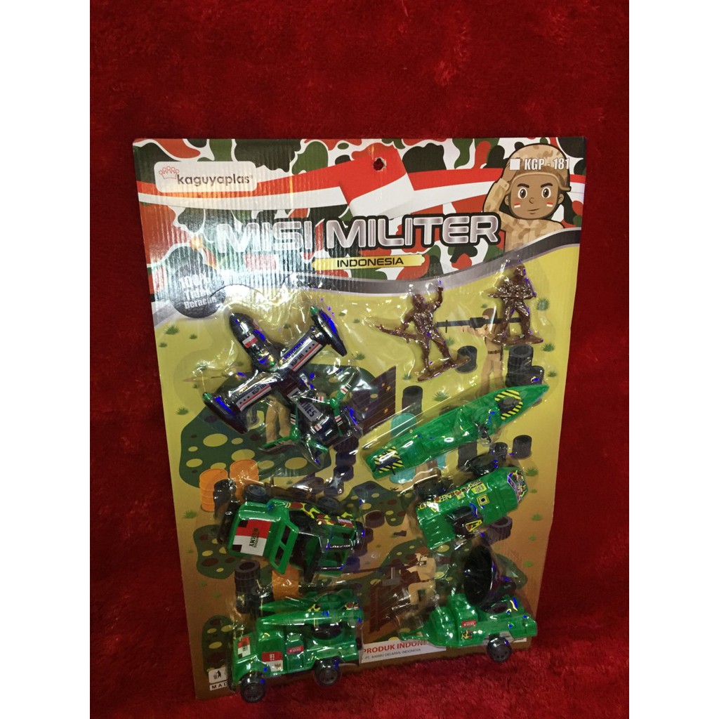 mainan plastik anak cowo tentara mini militer