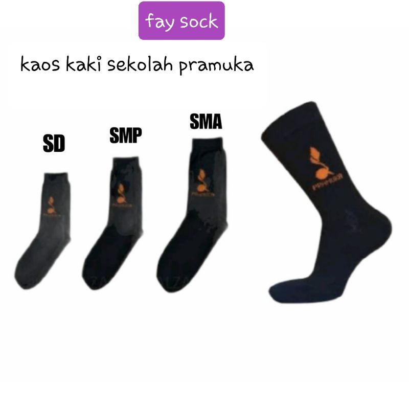 ( Termurah &amp; Terbaik )Kaos Kaki Pramuka / Koas kaki sekolah Pramuka /  Kaos Kaki Pramuka SD / SMP / SMA