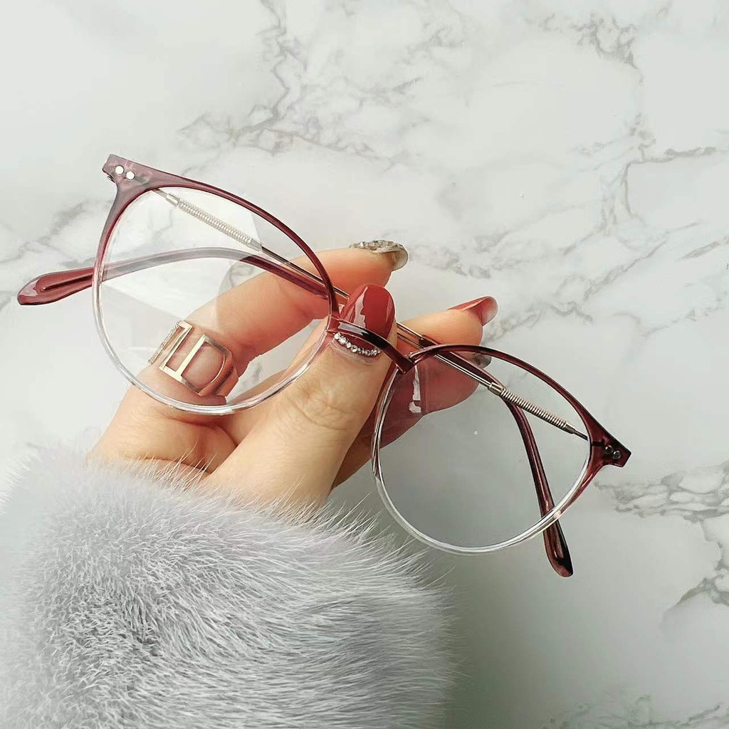 【0-500°Kacamata Myopia Anti Radiasi Have Power Untuk Pria Dan Wanita