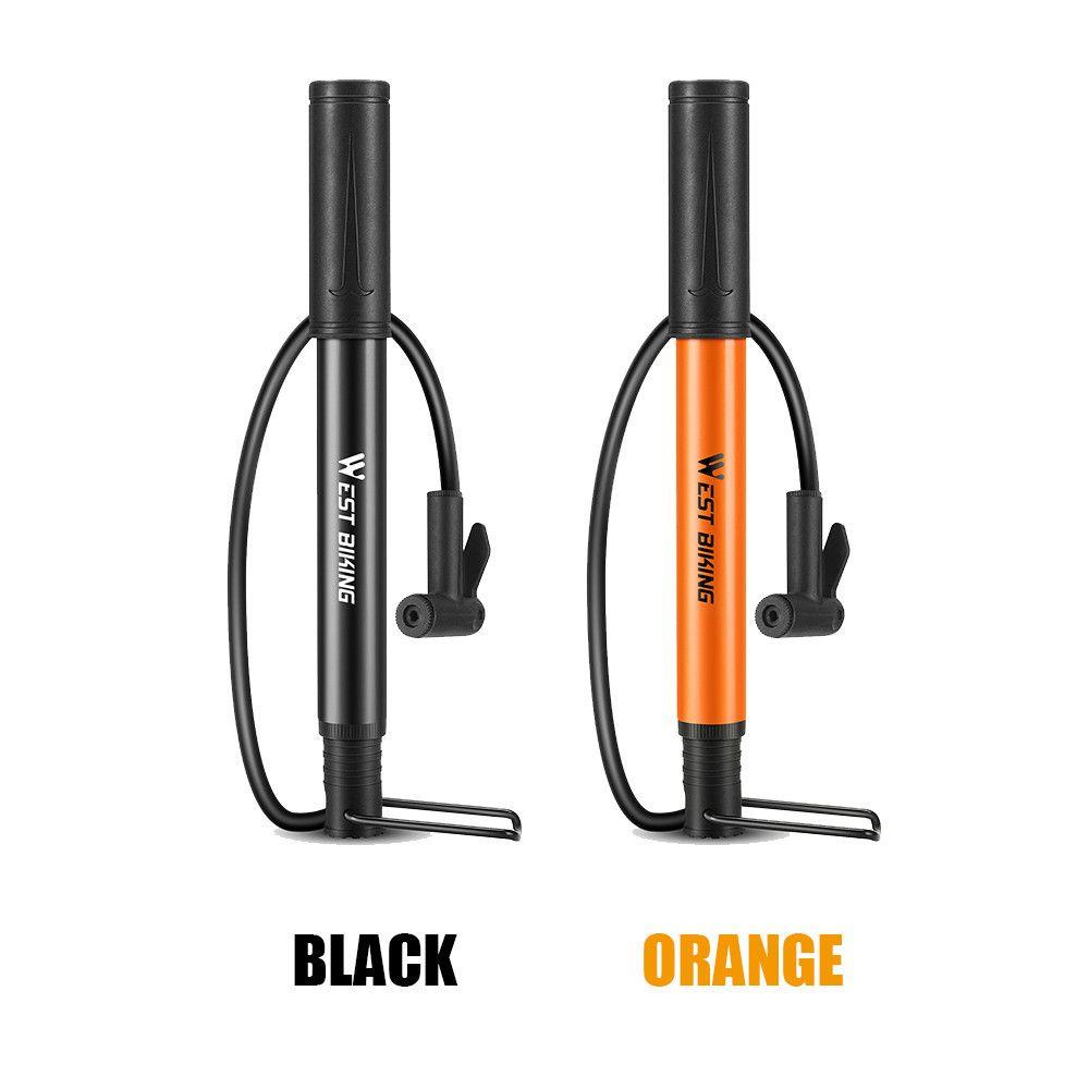 R-FLOWER Pompa Sepeda Mini Bahan Aluminium Alloy Bersepeda MTB Tire Inflator