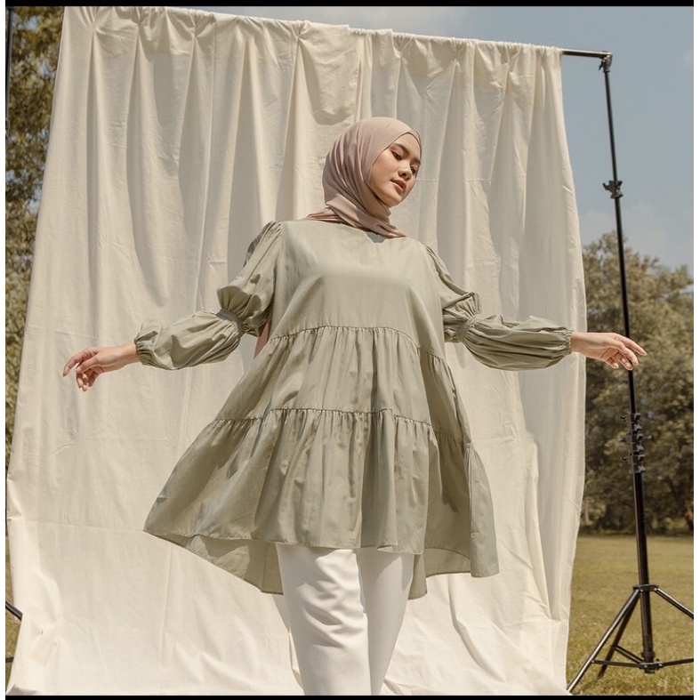 SALE Frita Tops Sage Green HijabChic (NEW)