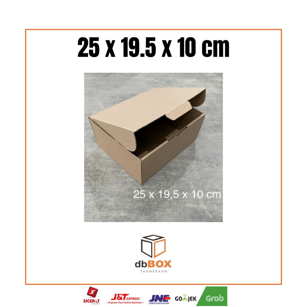 

Kardus 25x19.5x10 cm | Box Die Cut dan Easy Usage | Box Kue Tart | Box Aksesoris | Box Hampers | Box Gift