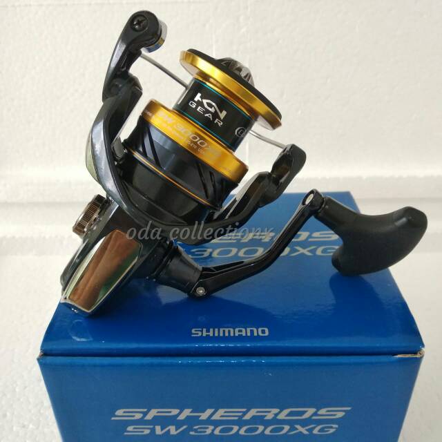 Reel SHIMANO SPHEROS SW 3000 XG drag 9kg 4bb made in Malaysia 3000XG