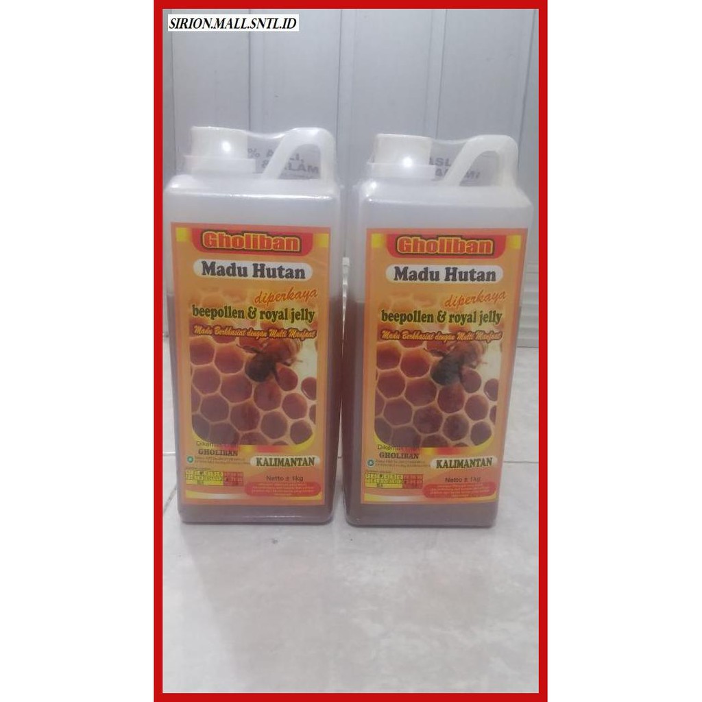 

MADU-MINUMAN- GHOLIBAN MADU HUTAN KALIMANTAN PLUS BEE POLLEN ROYAL JELLY 1KG -ASLI-BUKAN-KAWE-KAWE-