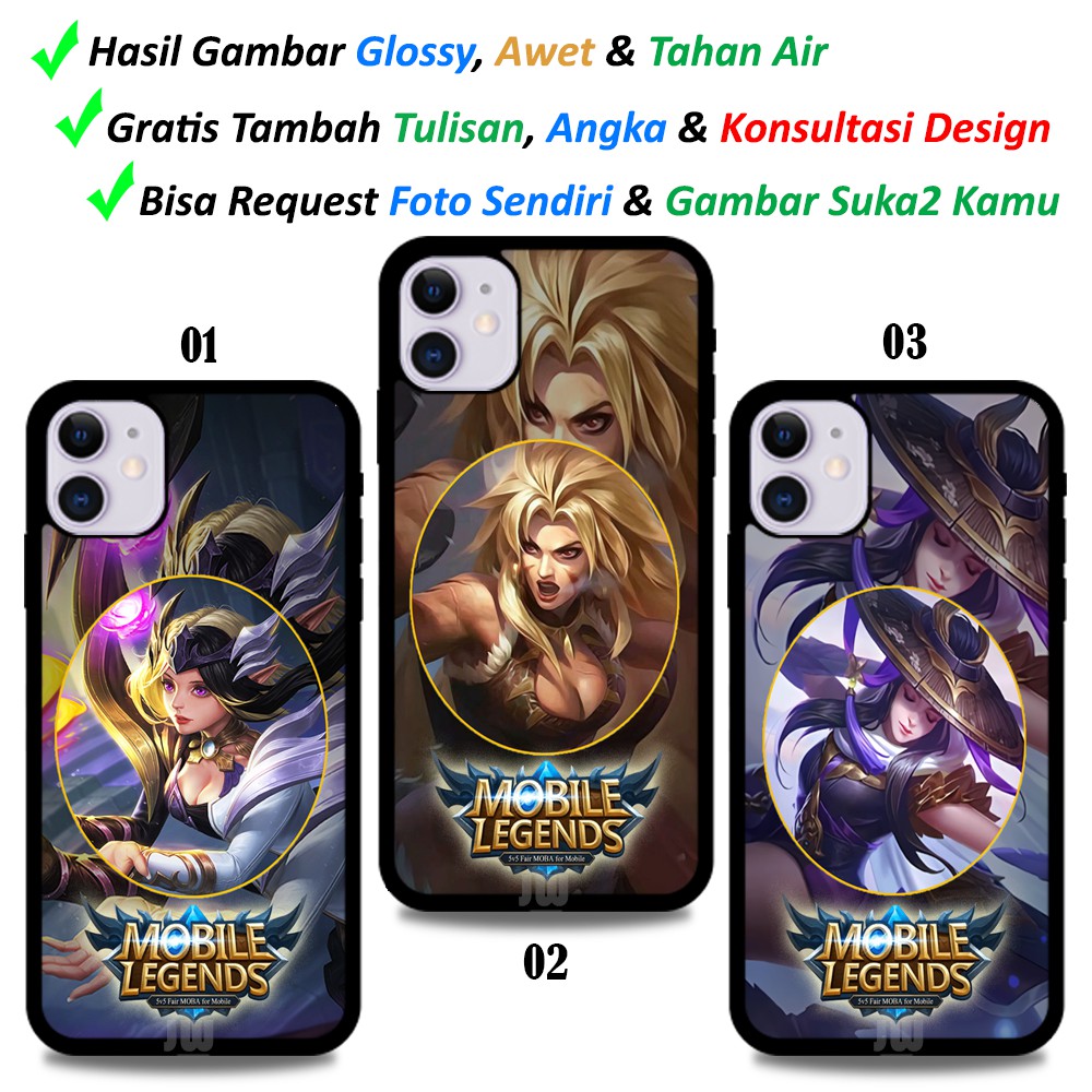 Custom Case Mobile Legends Hardcase Softcase Casing Hp Custom