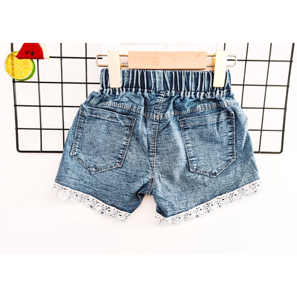 Promo !! Hotpants anak cewek lucu / hot pants candy lolipop ukuran 6bulan - 18bulan (biru) / Celana pendek anak import