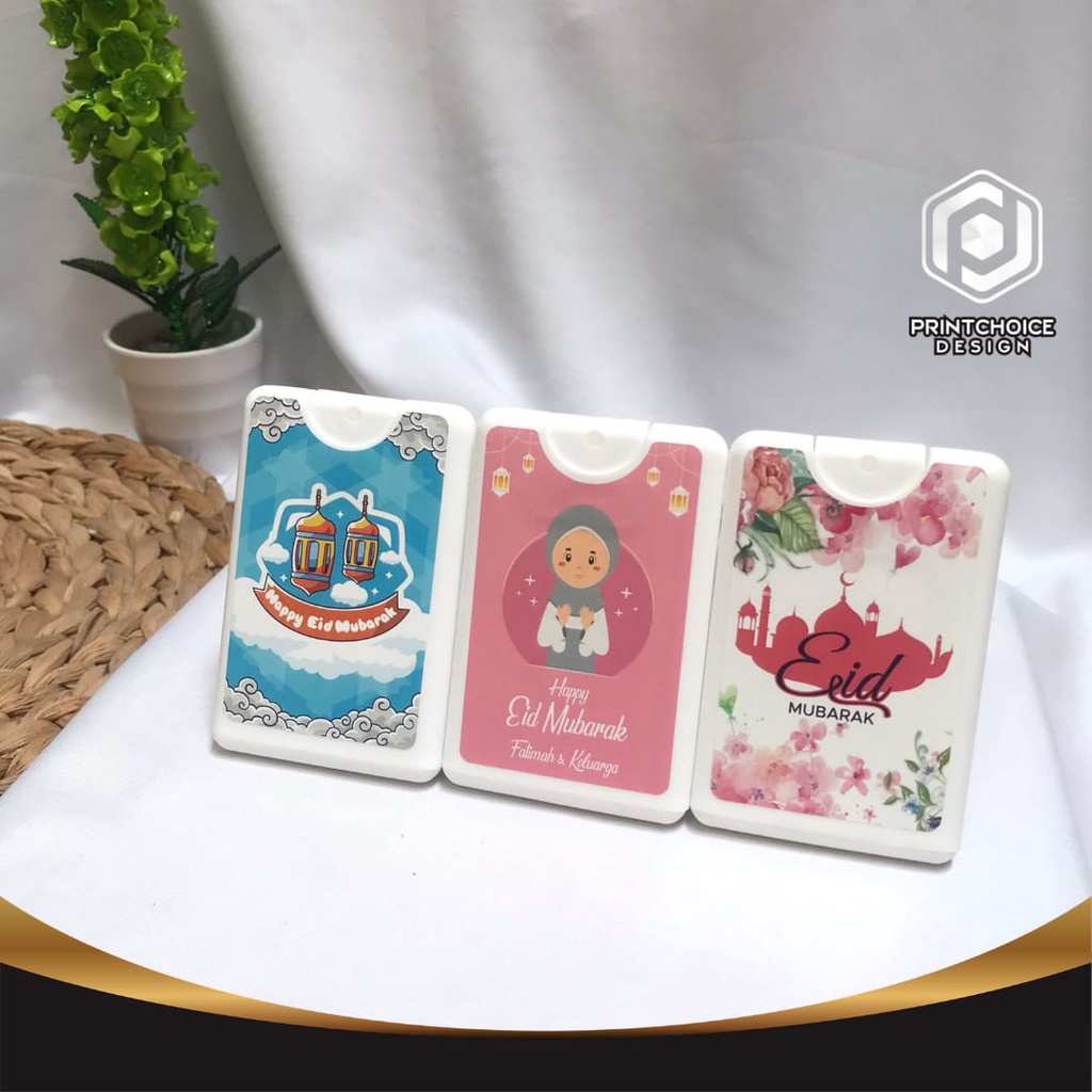 Custom Card Hand Sanitizer 20ml | EDISI IDUL FITRI / RAMADHAN / EID MUBARAK