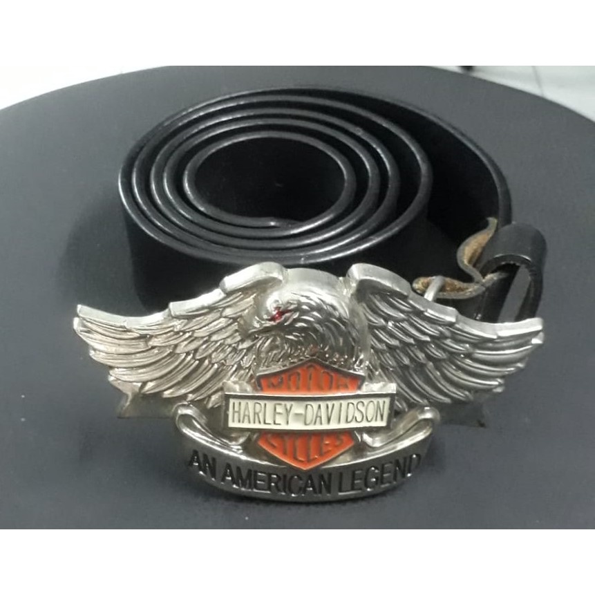 Ikat Pinggang Pria Kulit Asli Sabuk Cowok Harley Davidson