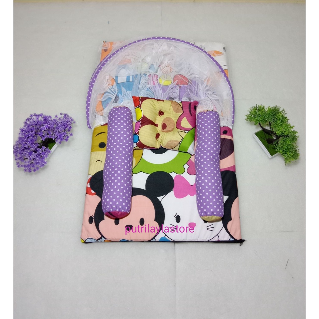 kasur bayi set kelambu murah