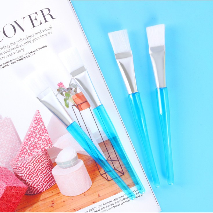 T&amp;Y Kuas Masker Bening Transparant Kuas Wajah Make Up Kuas Masker DIY Bulu Lembut kuas transparant