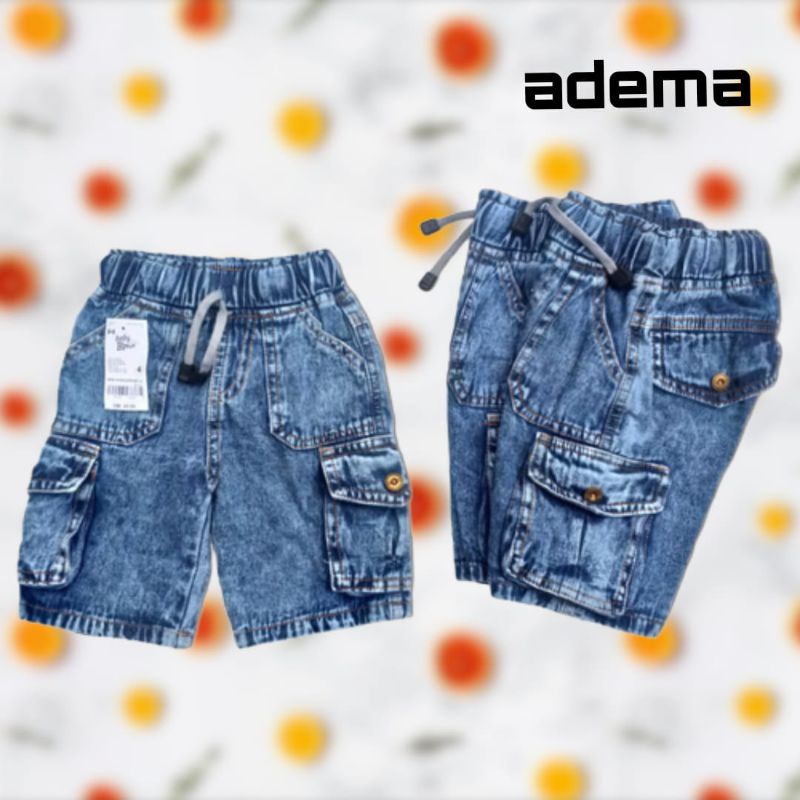 Celana Jeans Cargo Anak  1-7 Tahun / Celana Jeans Pendek Anak Berkualitas / celana pendek anak laki-laki / celana anak laki-laki  / celana jeans anak laki laki / jeans anak laki laki