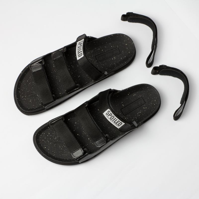 Spoiled manlyblack sandal tali pria sandal gunung pria Spoiled manlyblack sandal tali pria sandal gunung pria