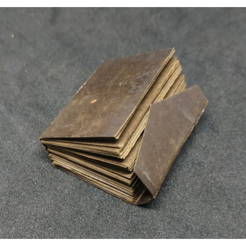 Kitab Stambul Alquran Mini Coklat Antik Model Kuno Lawas Langka