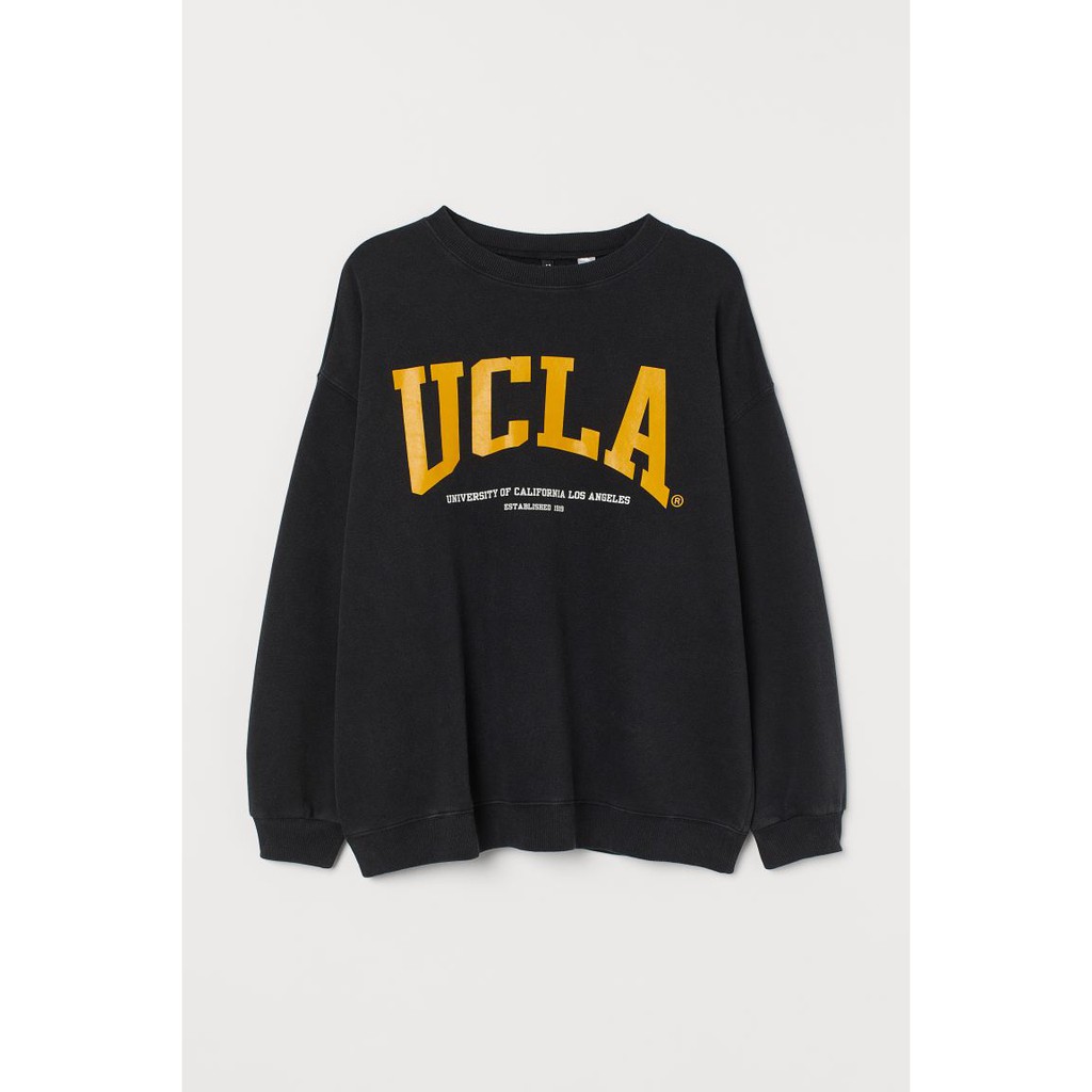 Crewneck Sweater H&M hnm UCLA Black Original