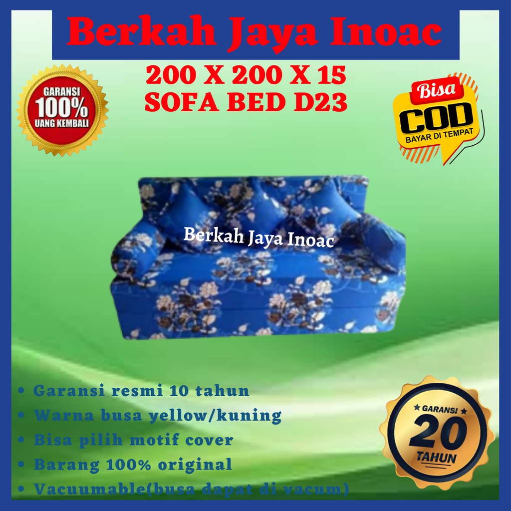 Sofabed Inoac Murah / Termurah Sofabed Inoac Uk 200 x 200 x 15 cm Busa Eon Lg d23 / Sofabed Busa Ino