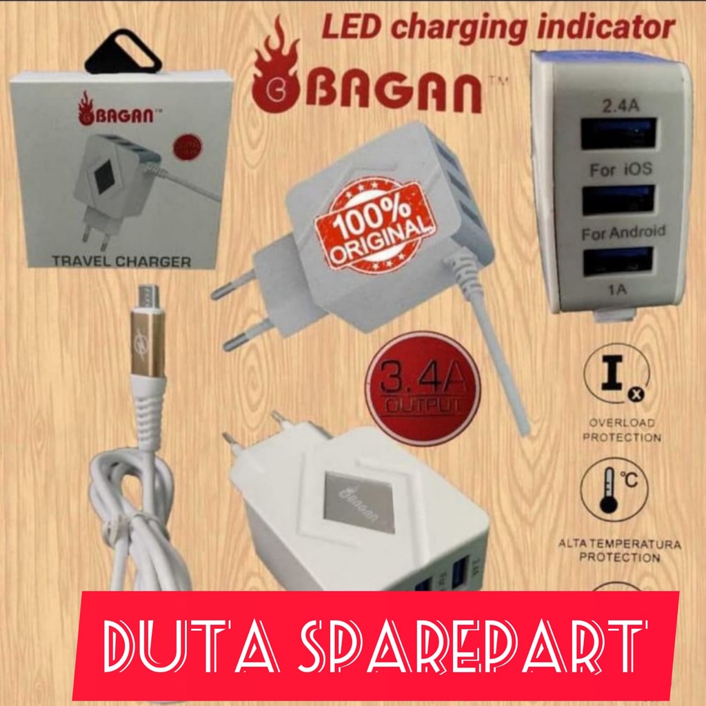Charger BAGAN BG-C338 / Cas BAGAN BG-C338 3.4A - Dutasparepart