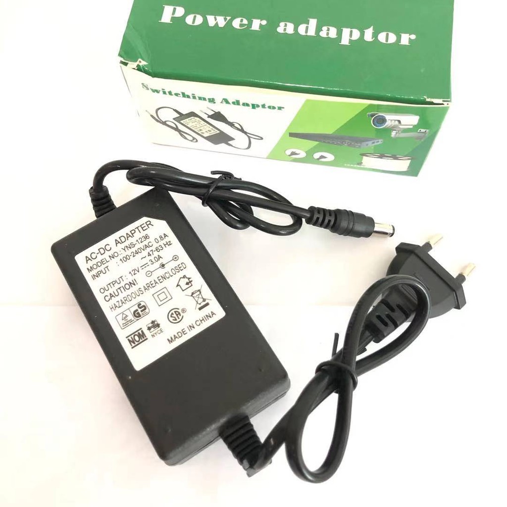 Adaptor DVR CCTV 12V 3A buat 12v3a led lampu