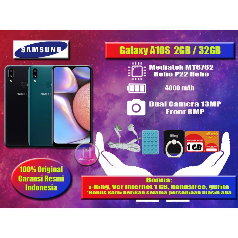 samsung a10s gb ram