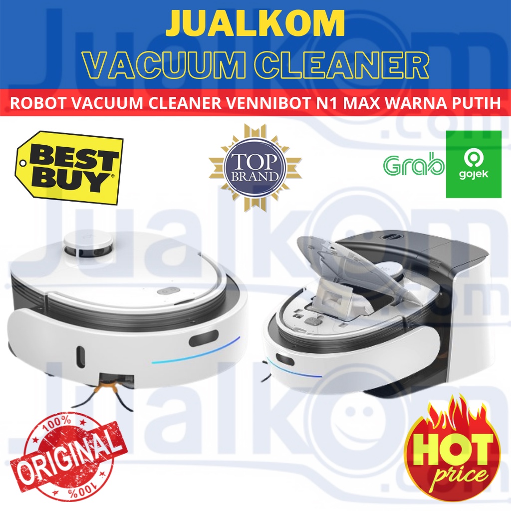 Veniibot N1 Max Robot Vacuum Cleaner Self Cleaning System