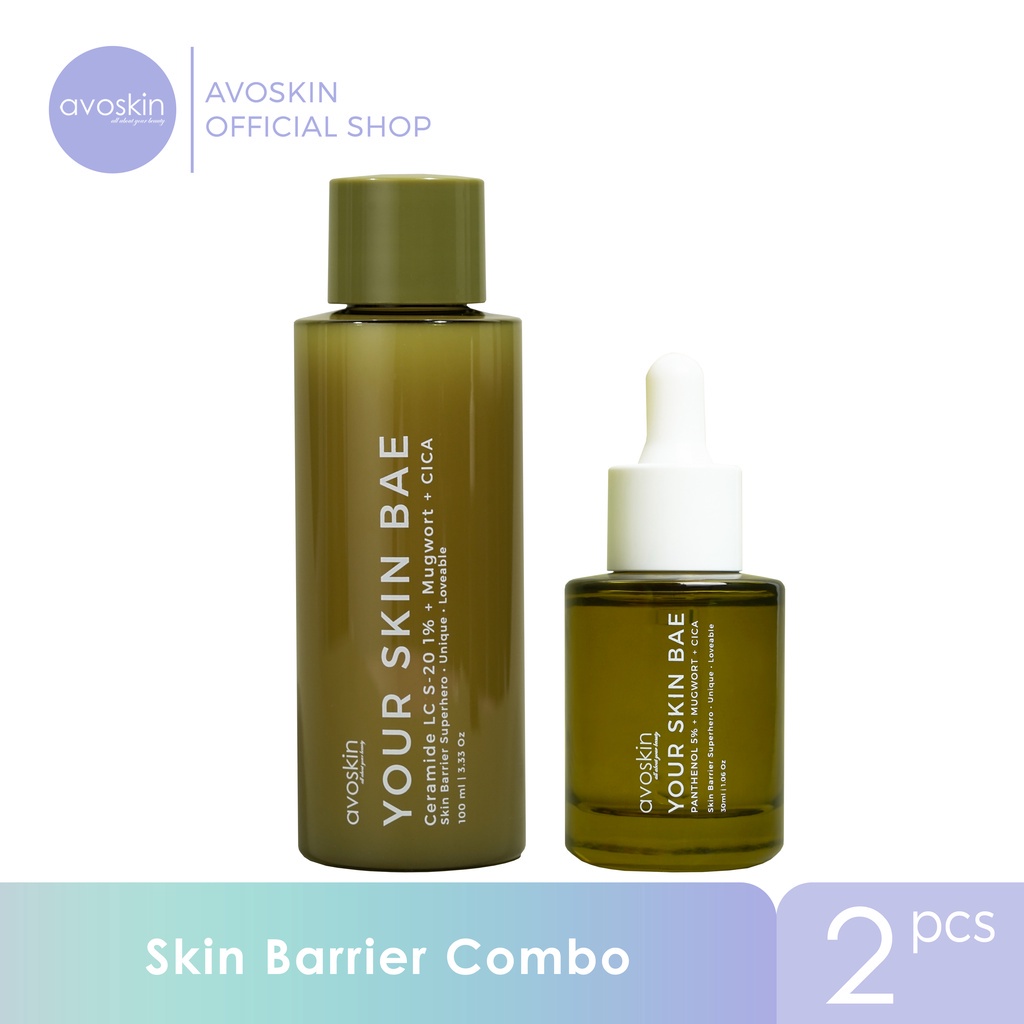 ✨ AKU MURAH ✨ [SET] Avoskin Skin Barrier Power Combo (YSB cica panthenol serum &amp; toner)