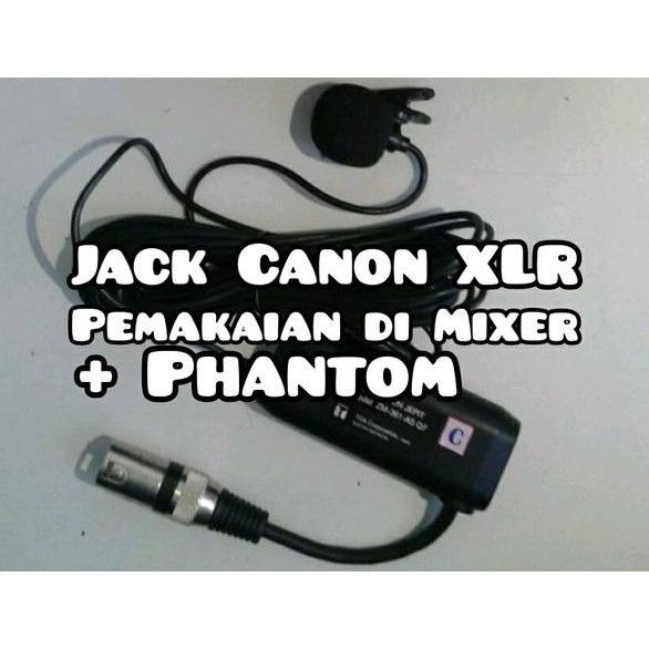 Mic Jepit Toa Phantom Jack Xlr Zm-361C