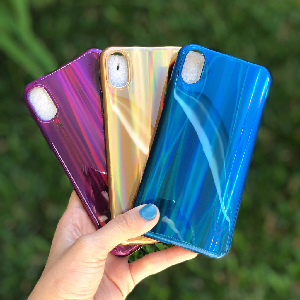 Premium Hologram colorful case iphone 6 / 6s / 6 plus / 6s plus / 7 / 8 /  7 plus / 8 plus / x