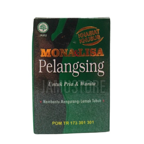 MonaLisa Pelangsing 45 Kapsul - 100% Bahan Alami [HerbaLove Indonesia BPOM]