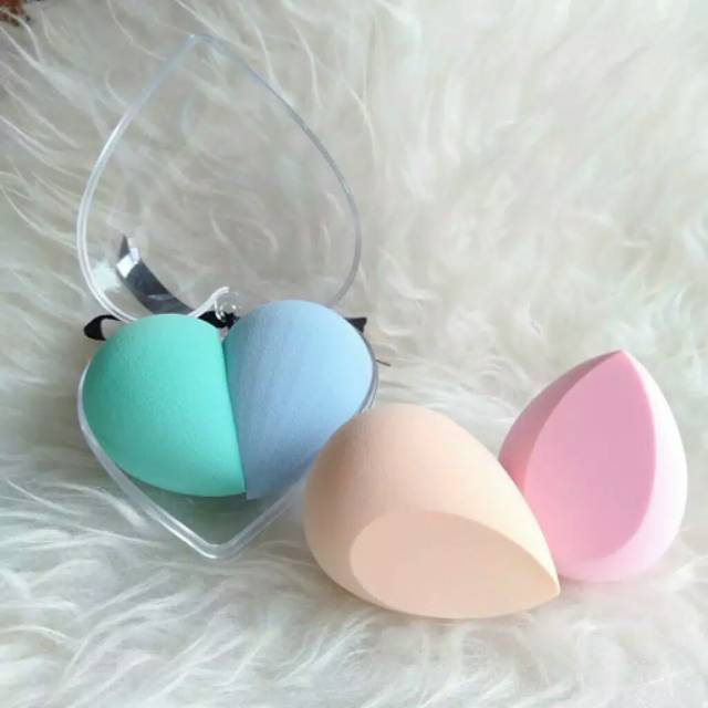 Caelash 2pcs/ Set Sponges Beauty Blender Love( RANDOM )