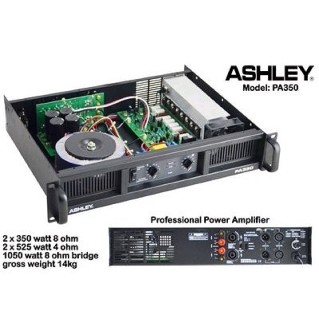 Power Amplifier Ashley PA 350 PA350 Original