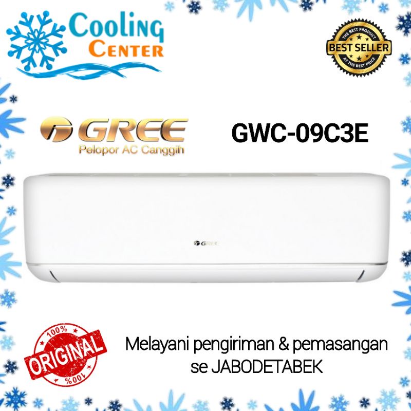 AC GREE DELUXE LOW WATT 09C3E 1 PK Harga Unit Only