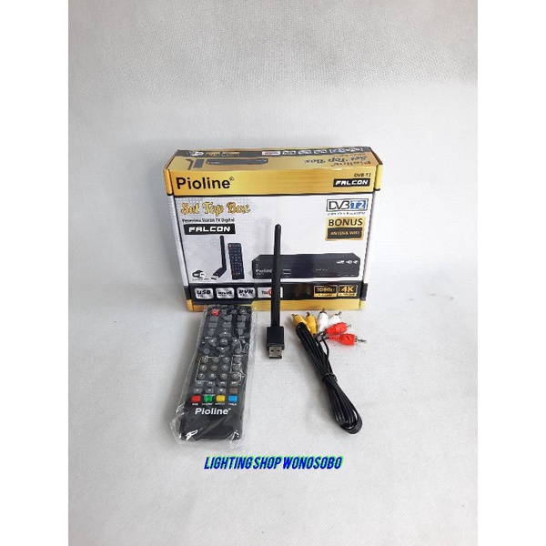 set top box STB TV pioline plus dongle bisa youtube