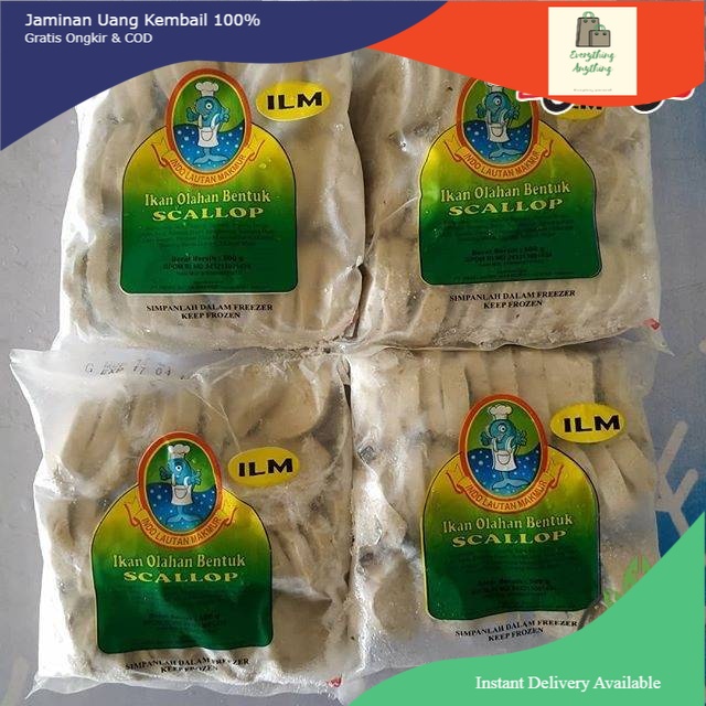 

[PASTI FRESH]SCALLOP ILM ISI 33 500g/TERMURAH