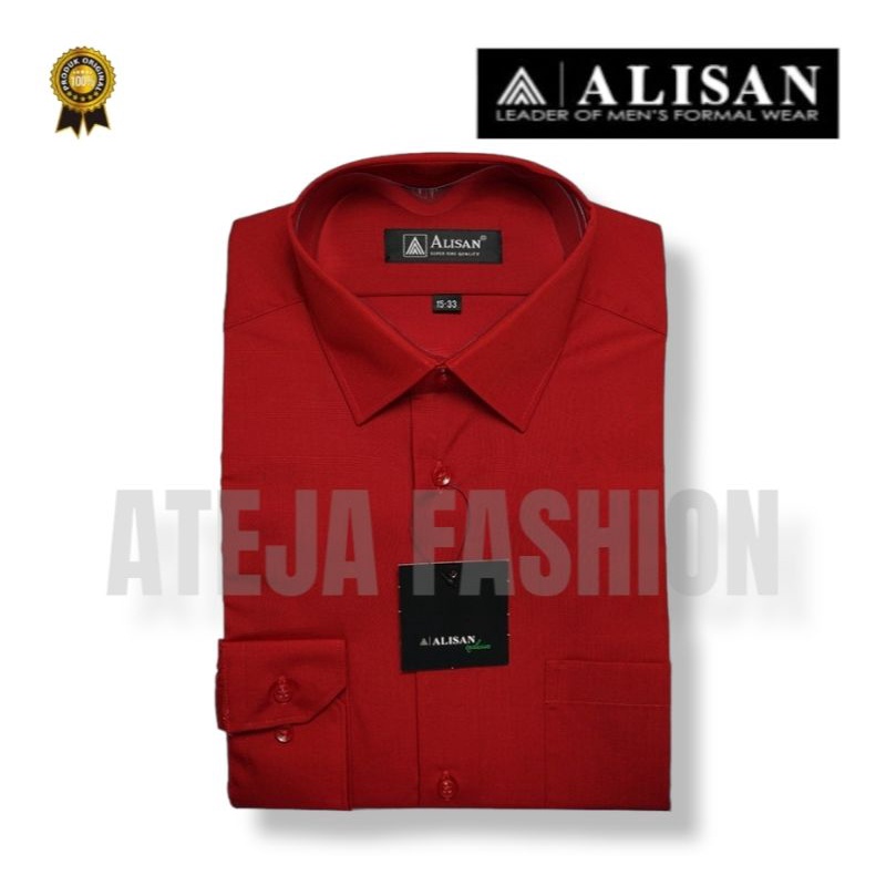 CUCI GUDANG ALISAN 100% ORIGINAL Kemeja Alisan SLIM FIT Pria, Kemeja Formal, Kemeja Pria Kantoran