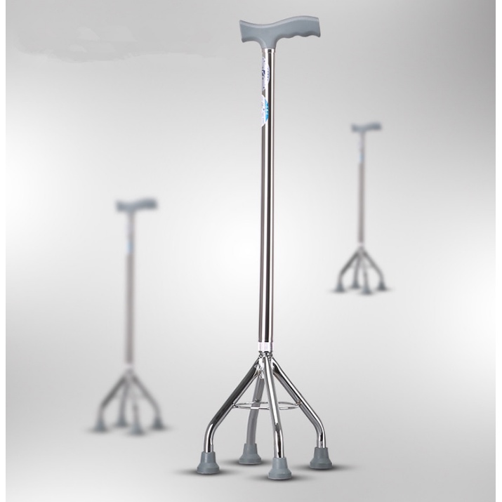 Alat Bantu Jalan/ Tongkat  Kaki 4/Tongkat Jalan/Tongkat Medis Berkualitas/Ringan, Kuat, Tahan Lama