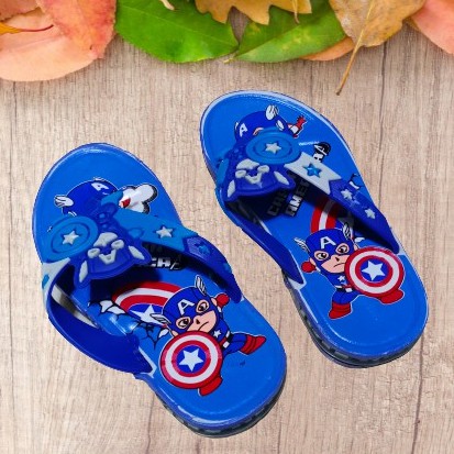 Sandal Anak Laki Laki Karakter Captain America