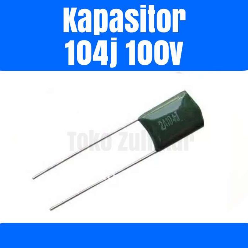 Kapasitor Milar 104 100n 2A104 Capasitor Mylar