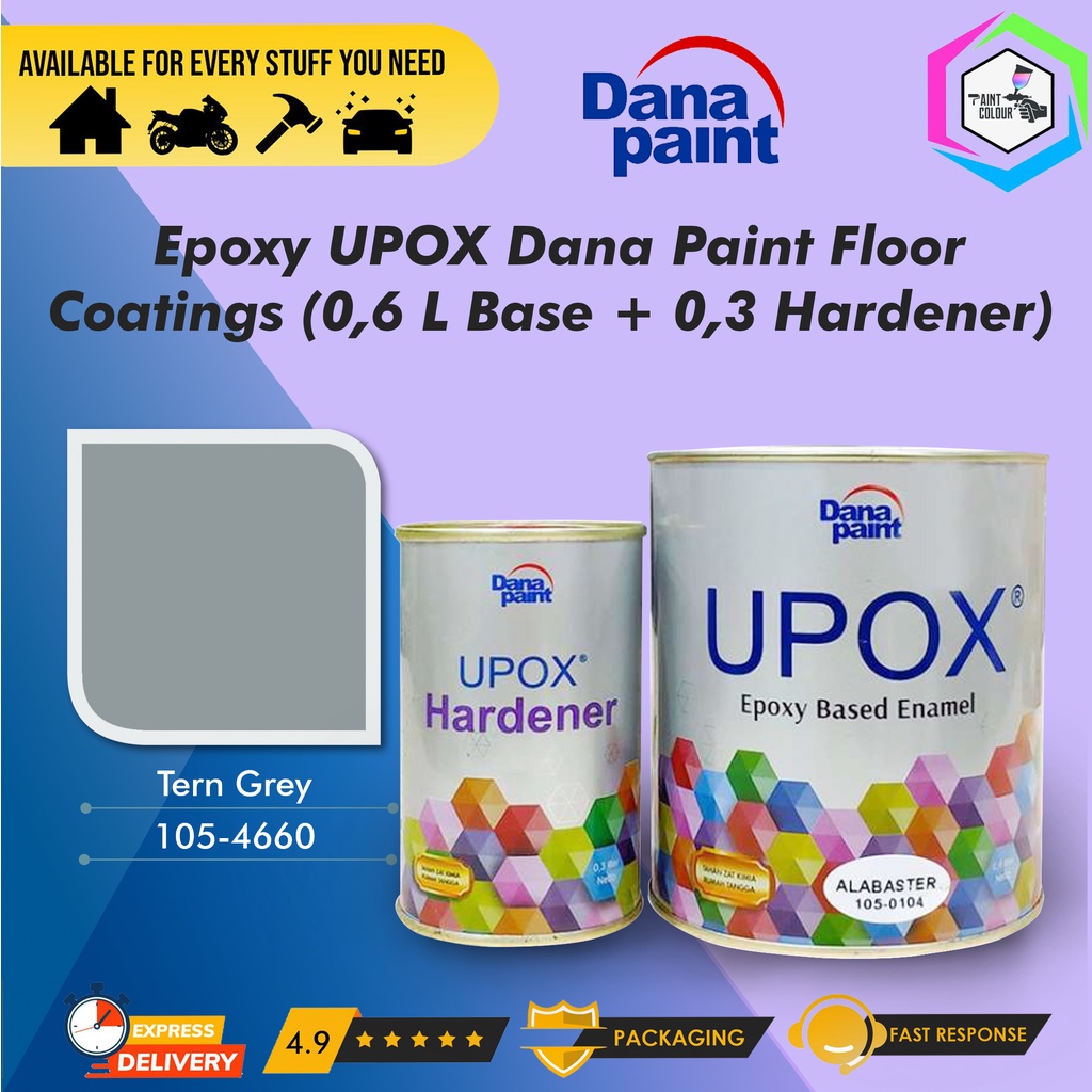 Cat Lantai Epoxy UPOX Dana Paint Floor Coatings - 4660 Tern Grey