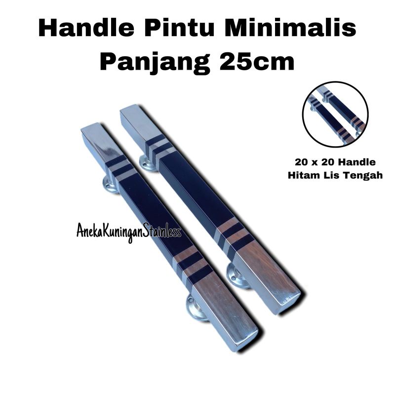 handle pintu / gagang pintu / gagang pintu rumah kotak grafir panjang 25cm