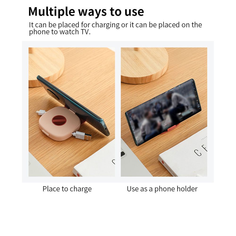 QUINTON Portable Cable Winder Box Multifunctional Phone Holder Cable Organizer Management Storage Box Earphone Cord Wire Cable Charging Cable Storage Cord Storage Mouse Wire Wire Storage Case/Multicolor