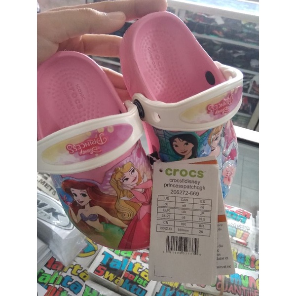 Sandal Crocs Disney princess