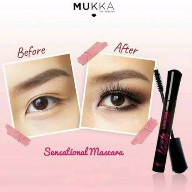 MUKKA Lash mascara beli 2 gratis eyeliner pencil