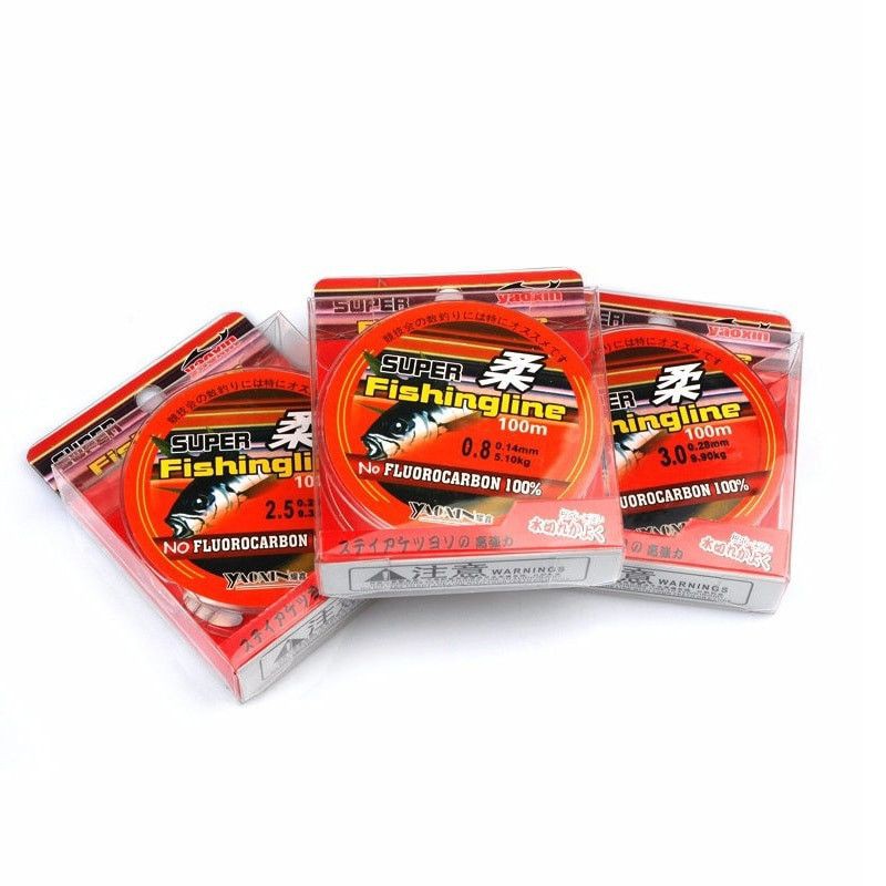 Benang Pancing Tali Senar Pancing Fluorocarbon Super Fishingline 4.0 Panjang 100 meter