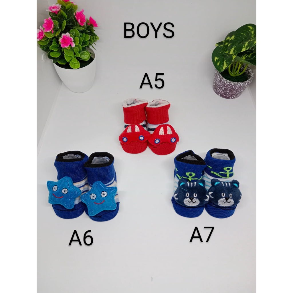 Kaos Kaki Boneka 3D Bayi Karakter Sepatu Bayi Animal Kaos Kaki Anti Slip Murah Baby Sock Import/plus mika