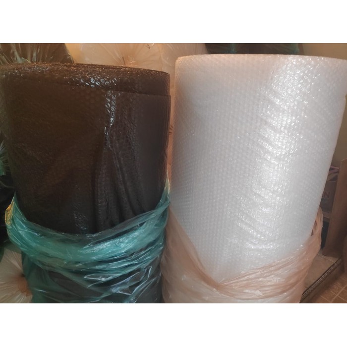 Buble wrap hitam 1 roll 1.25 x 50 meter untuk packing aman anti pecah