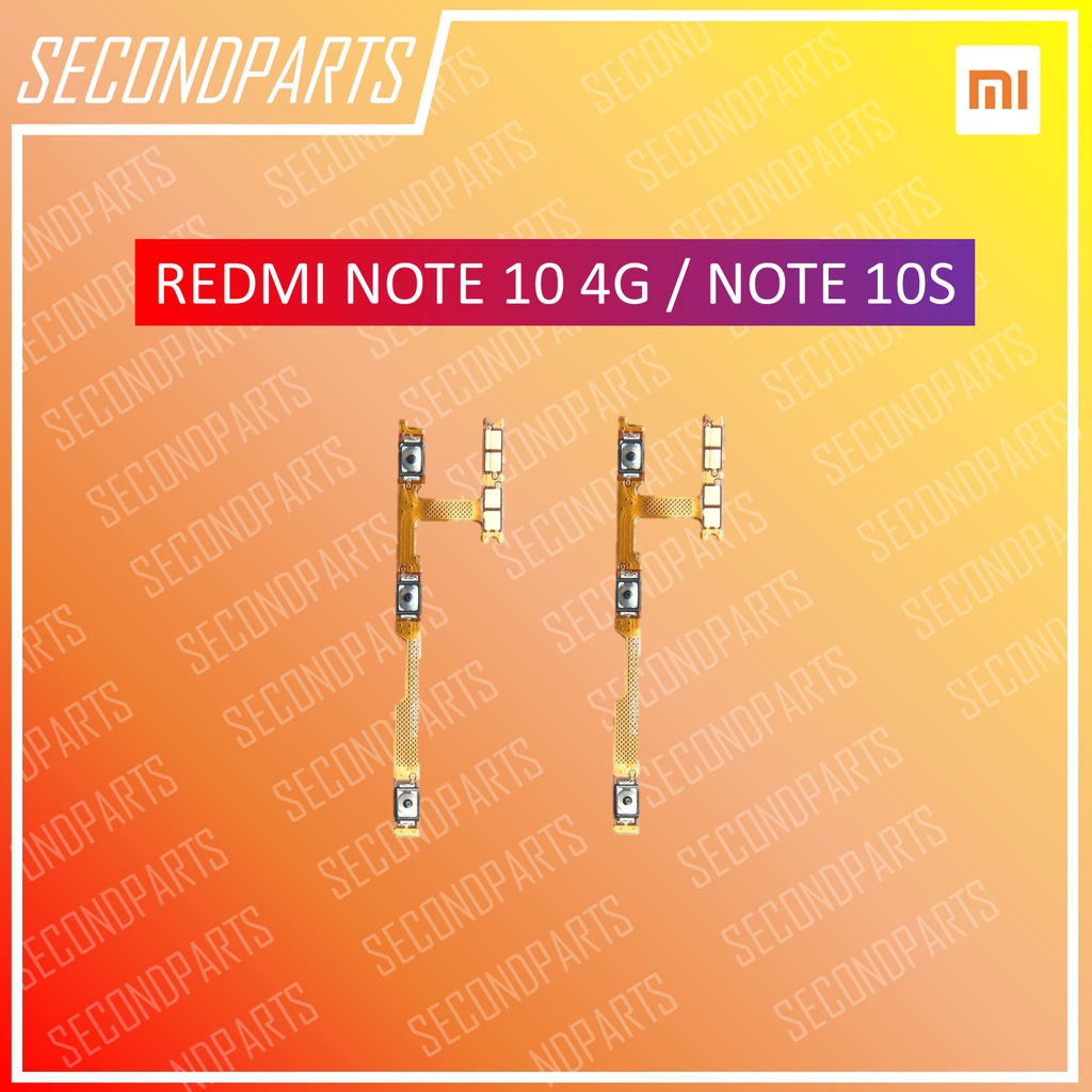 FLEXIBLE ON OFF TOMBOL POWER ONOFF VOLUME XIAOMI REDMI NOTE 10 / NOTE 10S ORIGINAL COPOTAN