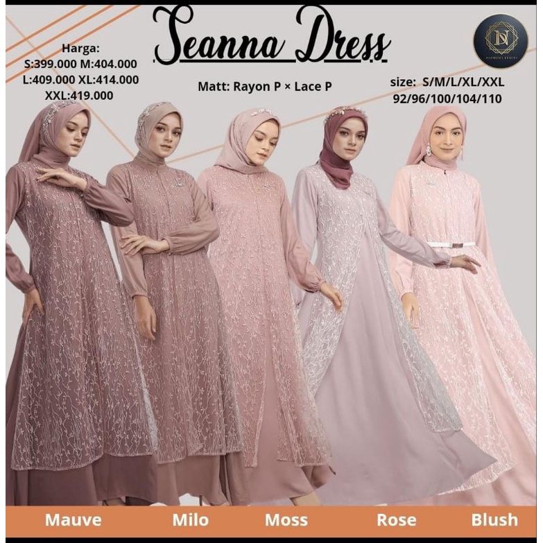 SEANNA DRESS NADHEERA LUXURY