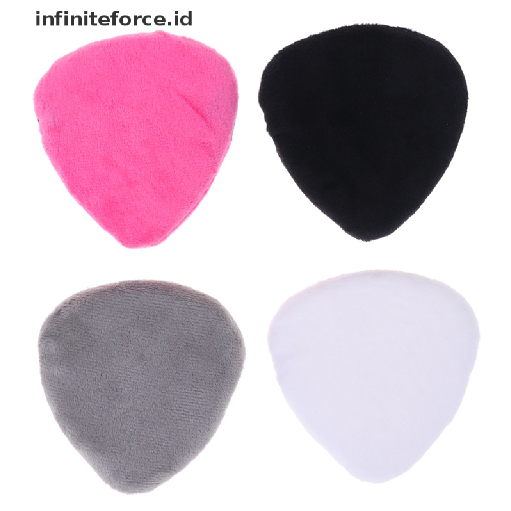 Infiniteforce.id Spons Puff Mini Bentuk Tetesan Air Bahan Katun Satin Velvet Untuk Makeup / Kosmetik Wanita