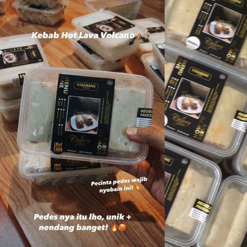 

KEBABANE FULL MEAT 10pcs Frozen Mini | HOT LAVA (+vacum)